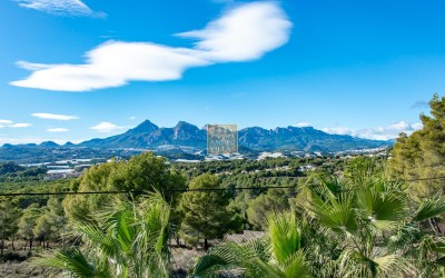 Villa, recently renovated, with guest apartment and stunning sea and mountain views.