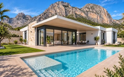 Modern Detached Villa in Polop with views and private
pool